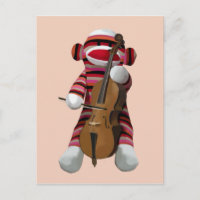 Sock Monkey und Cello 2