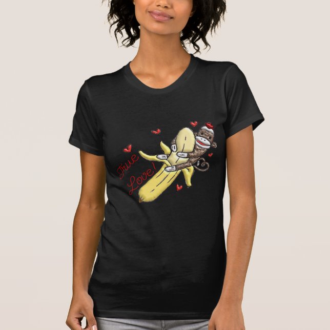 Sock Monkey Valentine Merchandise T-Shirt (Vorderseite)