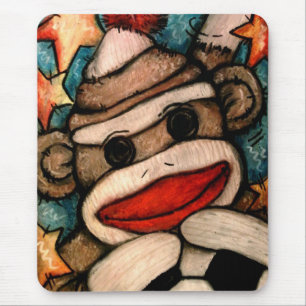 Socke-äh Affe Mousepad