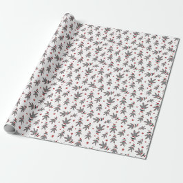 Sockel Monkey Weihnachtsmannmütze Kleine Weihnacht Geschenkpapier