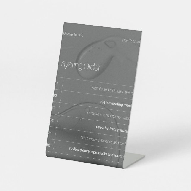 SOCKELSCHILD (Vorderseite)