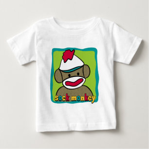 Socken-Affe Baby T-shirt