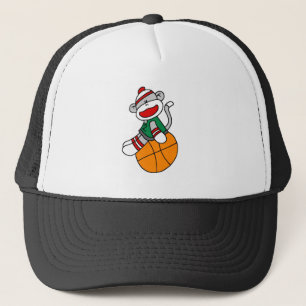 SOCKEN-AFFE-BASKETBALL TRUCKERKAPPE