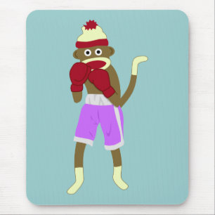 Socken-Affe-Boxer Mousepad