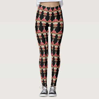 Socken-Affe-einzigartige Retro Hosen-Gewohnheit Leggings