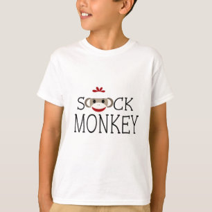 Socken-Affe innerhalb der Benennung T-Shirt