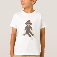 Socken-Affe-T - Shirt