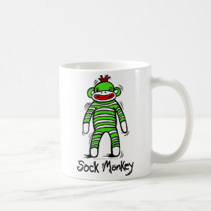 Socken-Affe-Tasse Kaffeetasse