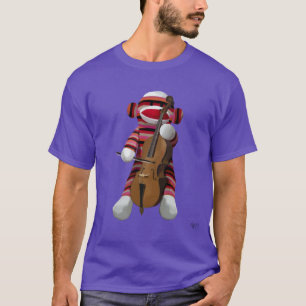 Socken-Affe und Cello 2 T-Shirt