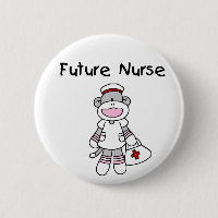 SOCKEN-AFFE-ZUKÜNFTIGE KRANKENSCHWESTER