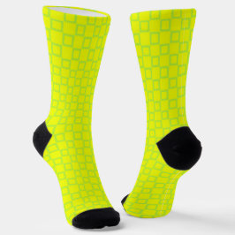Socken aus Crew, Gelb, Limones klassisches Design
