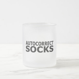 Socken automatisch korrigieren mattglastasse