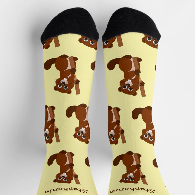 Socken Beaver Design (Oben)