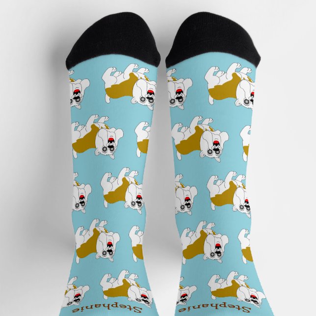 Socken British Bulldog Design (Oben)