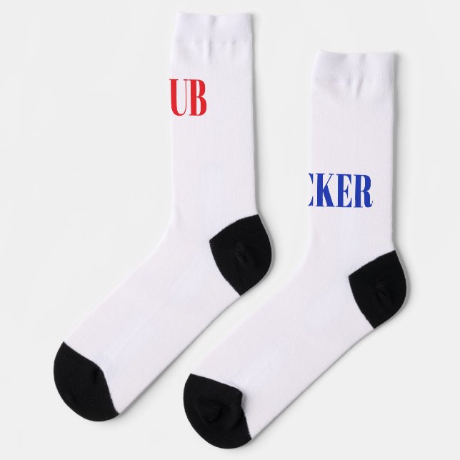 Socken des Slack Club (Linkes Detail)