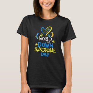 Socken des World Down Syndrome unterstützen Sensib T-Shirt