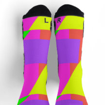 Socken für die Crew "Rückspulen" des Farbblocks 80
