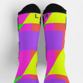 Socken für die Crew "Rückspulen" des Farbblocks 80