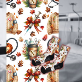 Socken für die Crew "White Monogram Nurumn Essenti