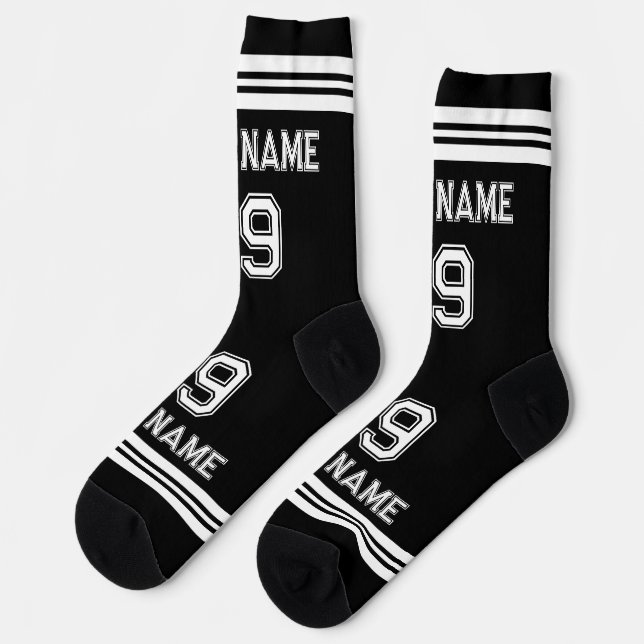 Socken für Männer mit Fußball-Trikot (Linkes Detail)