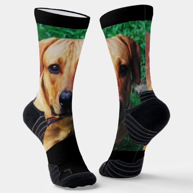 Socken für personalisierte Foto-Crew (Gewinkelt)