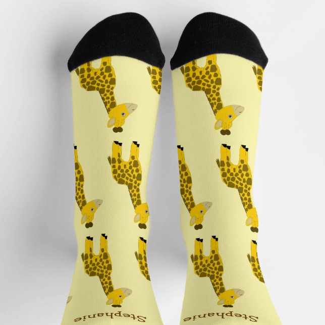Socken Giraffen Design (Oben)