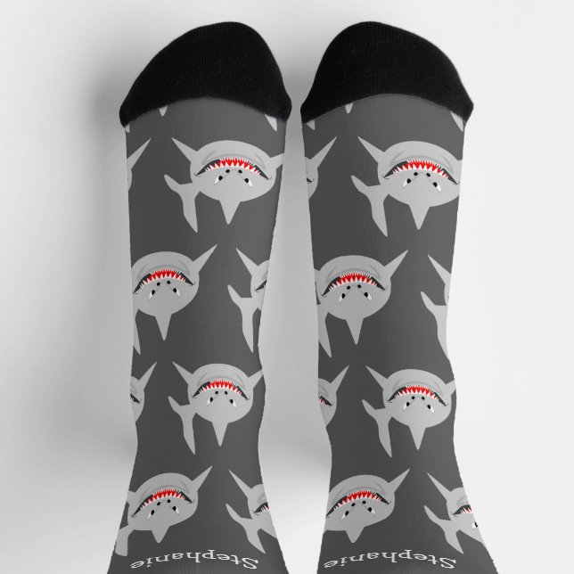 Socken Hai Design (Oben)