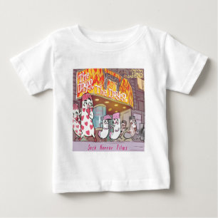 Socken Horror filmt den Trockner Funny Baby T-shirt