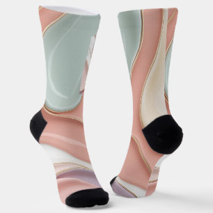 Socken im stilvollen abstrakten Grafikdesign