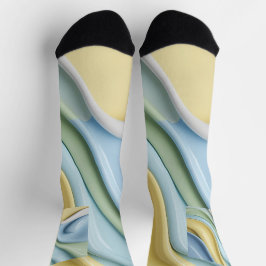 Socken im stilvollen abstrakten Grafikdesign