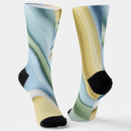Socken im stilvollen abstrakten Grafikdesign