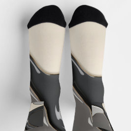 Socken in abstrakter Grafik