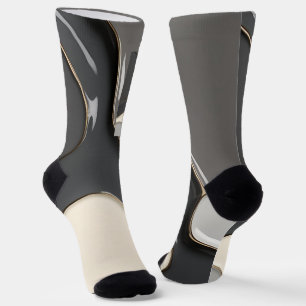 Socken in abstrakter Grafik