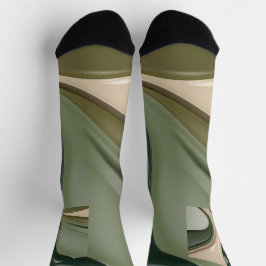 Socken in abstrakter Grafik