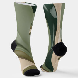 Socken in abstrakter Grafik