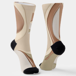 Socken in abstrakter Grafik