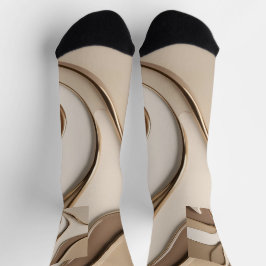 Socken in abstrakter Grafik