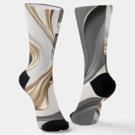 Socken in abstrakter Grafik