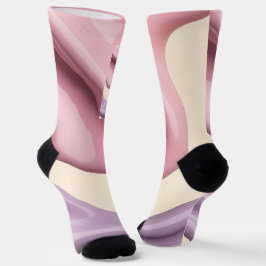 Socken in stilvollem abstraktem Grafikdesign
