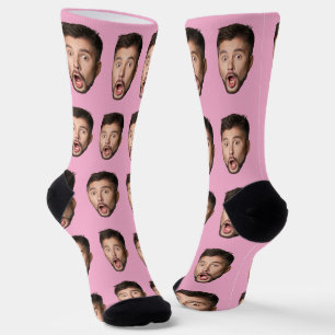 Socken mit individuellem Gesicht, personalisiertes