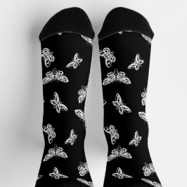 Socken mit Motordmuster