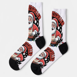 Socken mit Weihnachtsmotiv