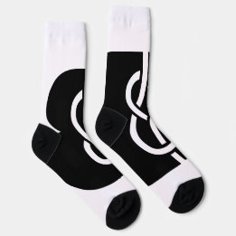 Socken - schwarz und weiß