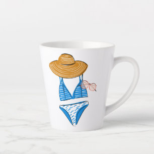Socken Sie die Sonne auf - Blue Swimsuit 2 Milchtasse