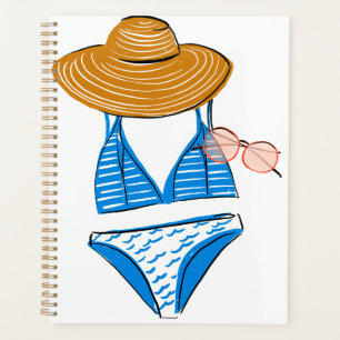 Socken Sie die Sonne hoch - Blue Swimsuit Planer