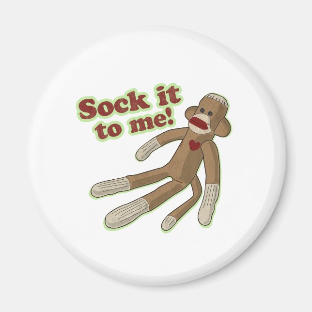 Socken Sie es mir! Magnet (Vorne)