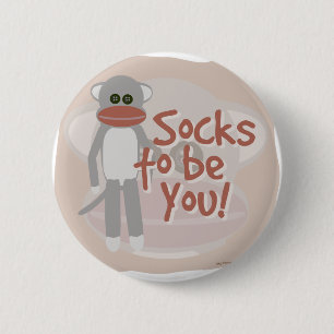 Socken, um du selbst zu sein! button