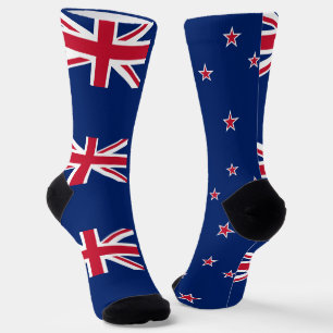 Socken unter neuseeländischer Flagge