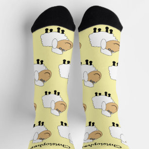 Sockendesign mit Schafen Socken
