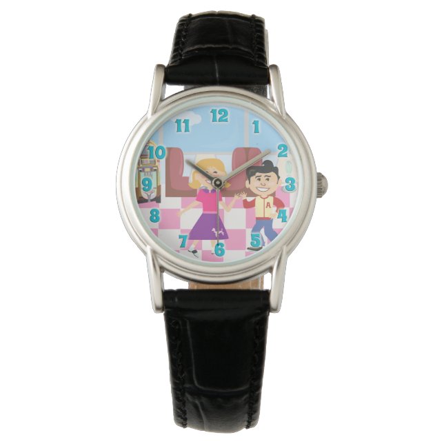 Sockenhockkids an der Abendmahlzeit Armbanduhr (Vorderseite)